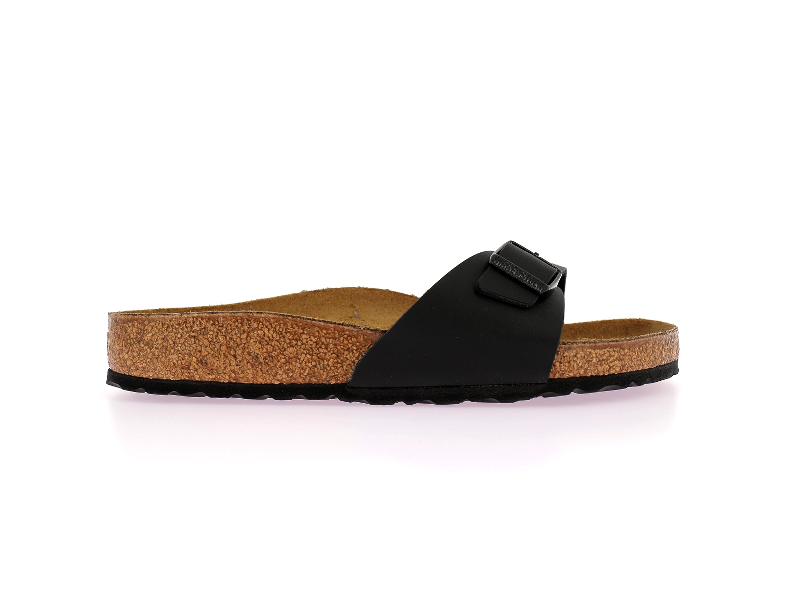 Birkenstock-MADRID BF Matières combinées Noir