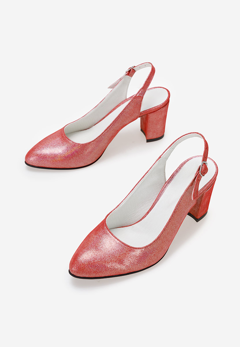 Chaussures slingback rouges Ludiva V2