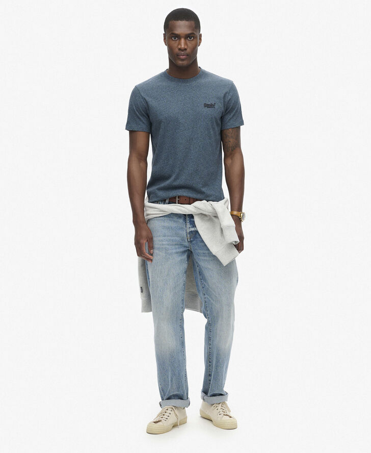 Superdry ESSENTIAL LOGO EMB TEE Scorched teal grit