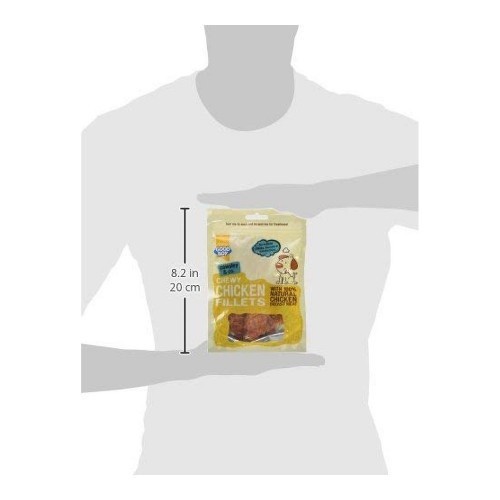 Petisco de filé de frango para cães, sabor frango.