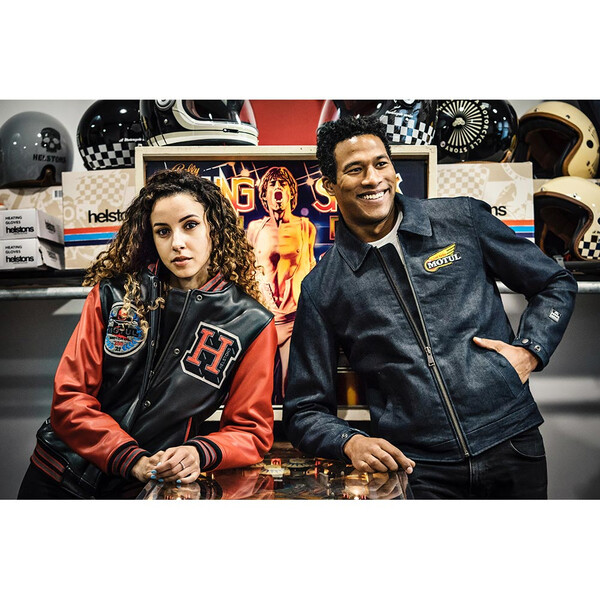 Helstons - Blouson Mecanic Motul Bleu