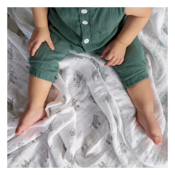 aden + anais Maxi-langes Animal Kingdom en coton bio - Pack de 4