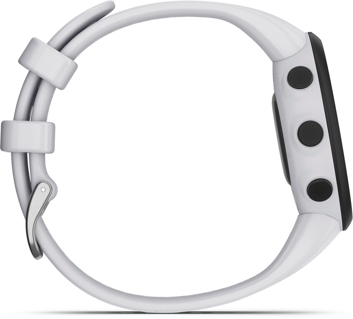 Garmin Swim2 mit Silikon-Armband 20mm Steinweiss/Schwarz