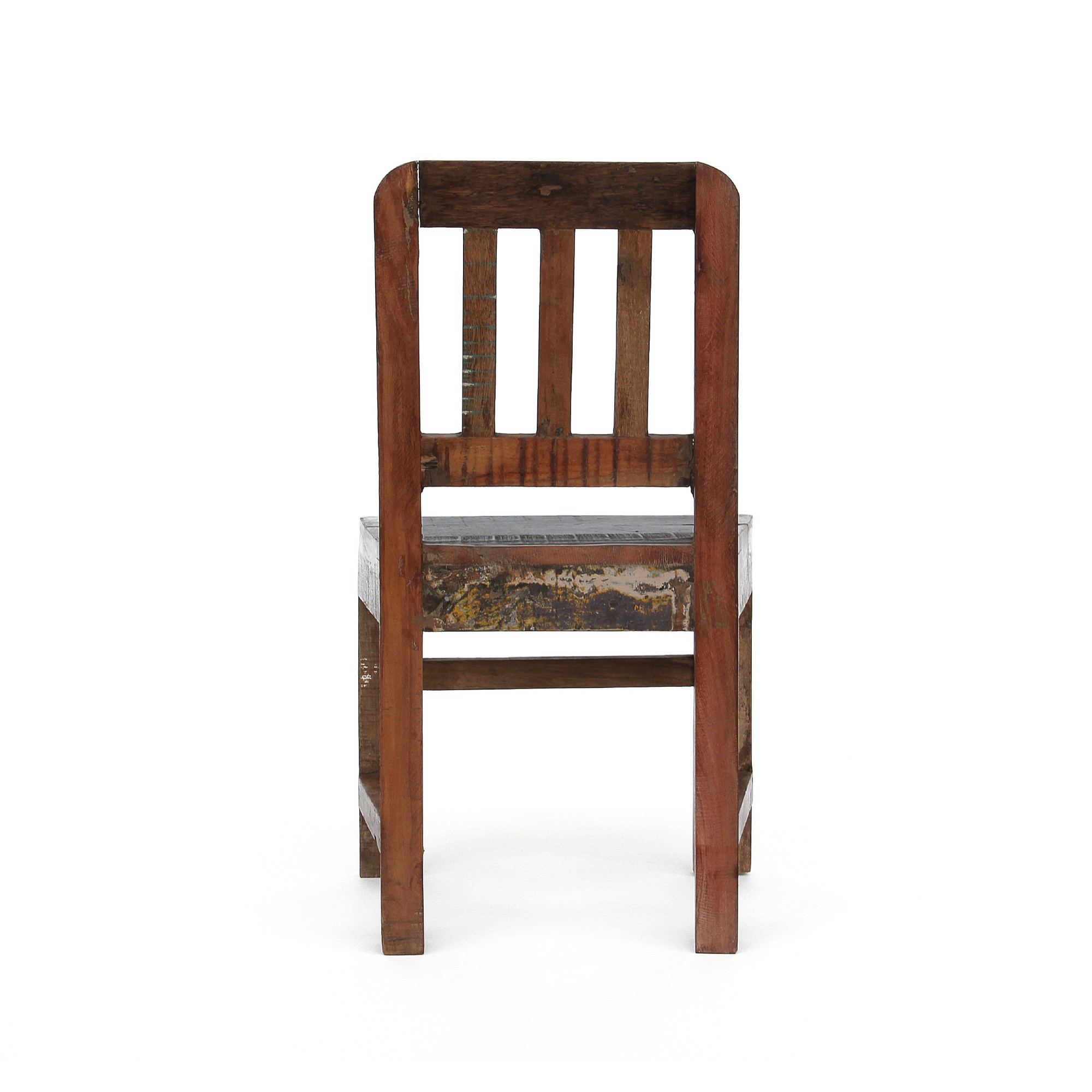Kinderstuhl aus recyceltem Holz, B 31 cm, H 60 cm, T 34 cm von fischer's lagerhaus