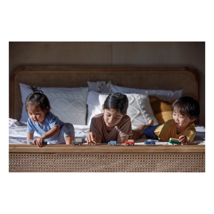 Plan Toys Mini véhicules en bois - Set de 5
