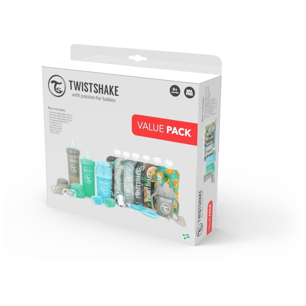 TwistshakeTwistshake   Geschenkset Value Pack drink pastel grey green blue