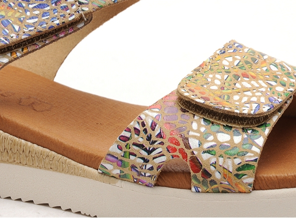 Eva frutos nu pieds plats femme 4265 multicolore