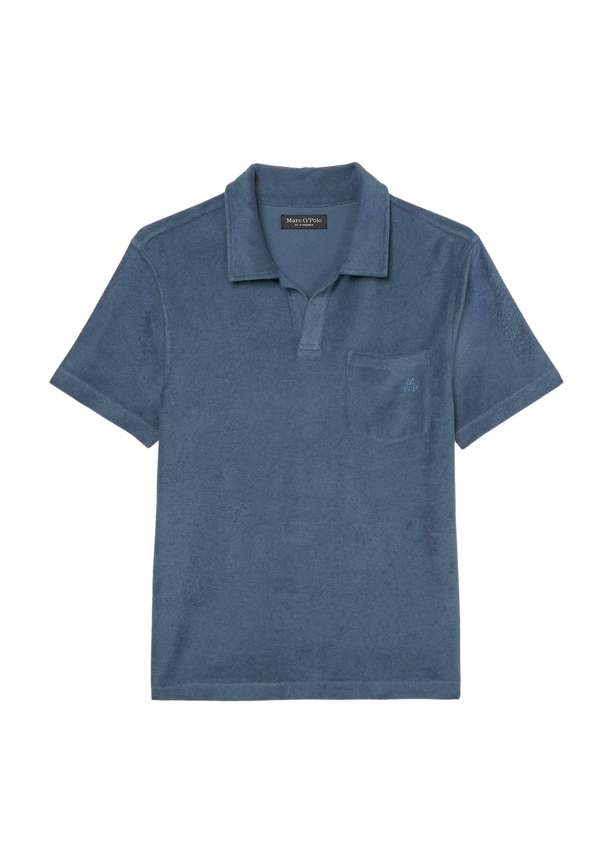 Lounge-Poloshirt in flauschiger Frottee-Qualität