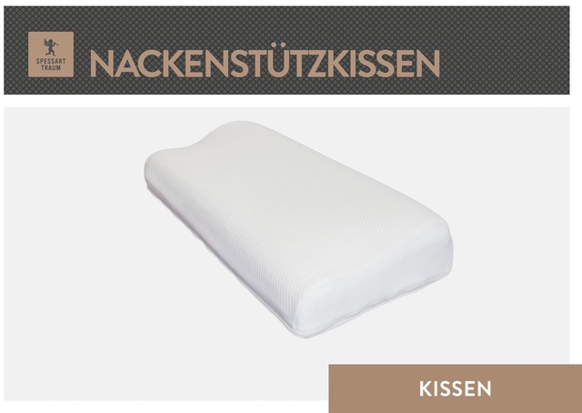 SPESSARTTRAUM Nackenstützkissen »Bronze« 1 Stk. tlg. hergestellt in Deutschland, allergikerfreundlich