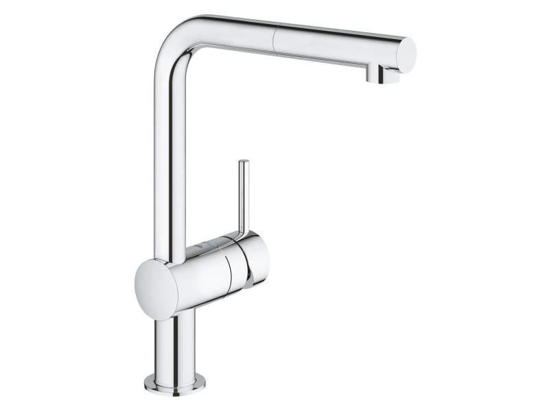 GROHE Küchenarmatur Minta L-Auslauf GROHE Minta Einhand Spültischbatterie