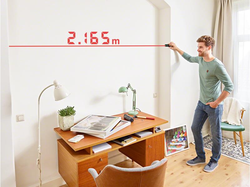 Bosch Laser-Distanzmesser Zamo 20 m Laser-Distanzmesser mit 20 m Reichweite