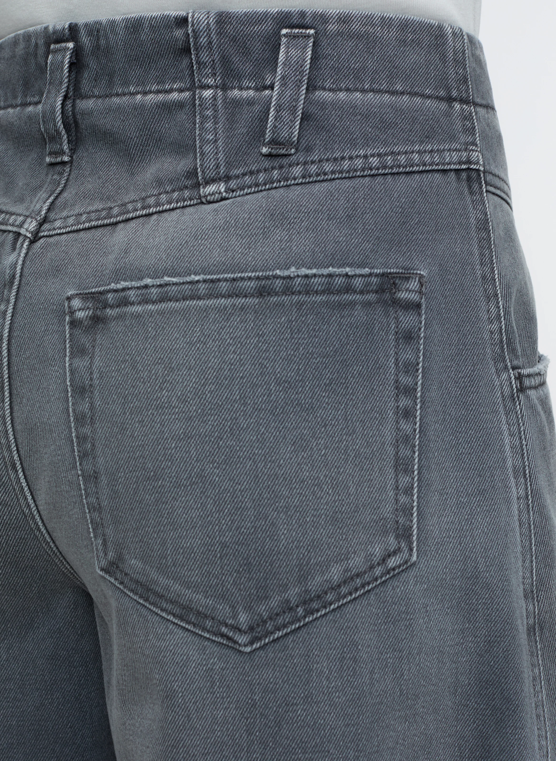 RIDGE-X - Jean large taille haute en coton | Gris