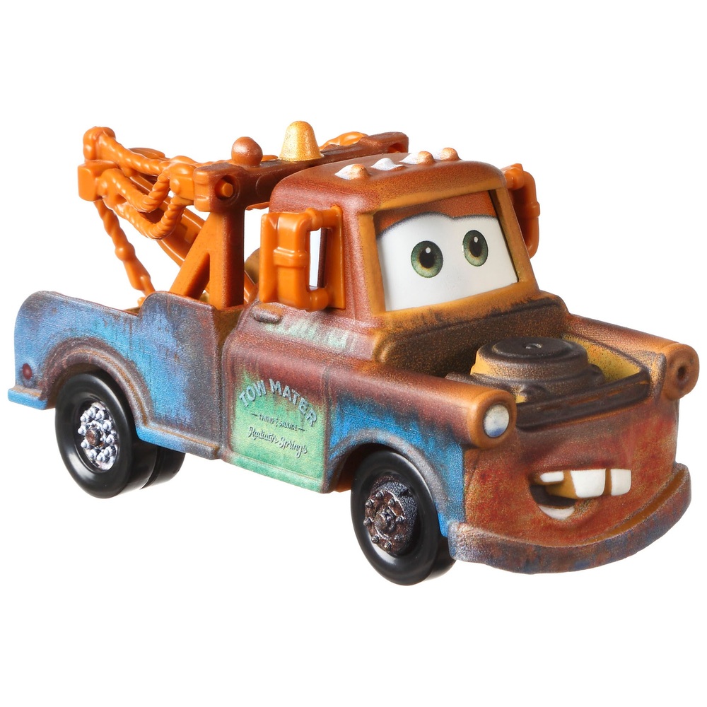 Pixar Cars 1:55 Mater mit Anhänger, Diecast-Fahrzeug