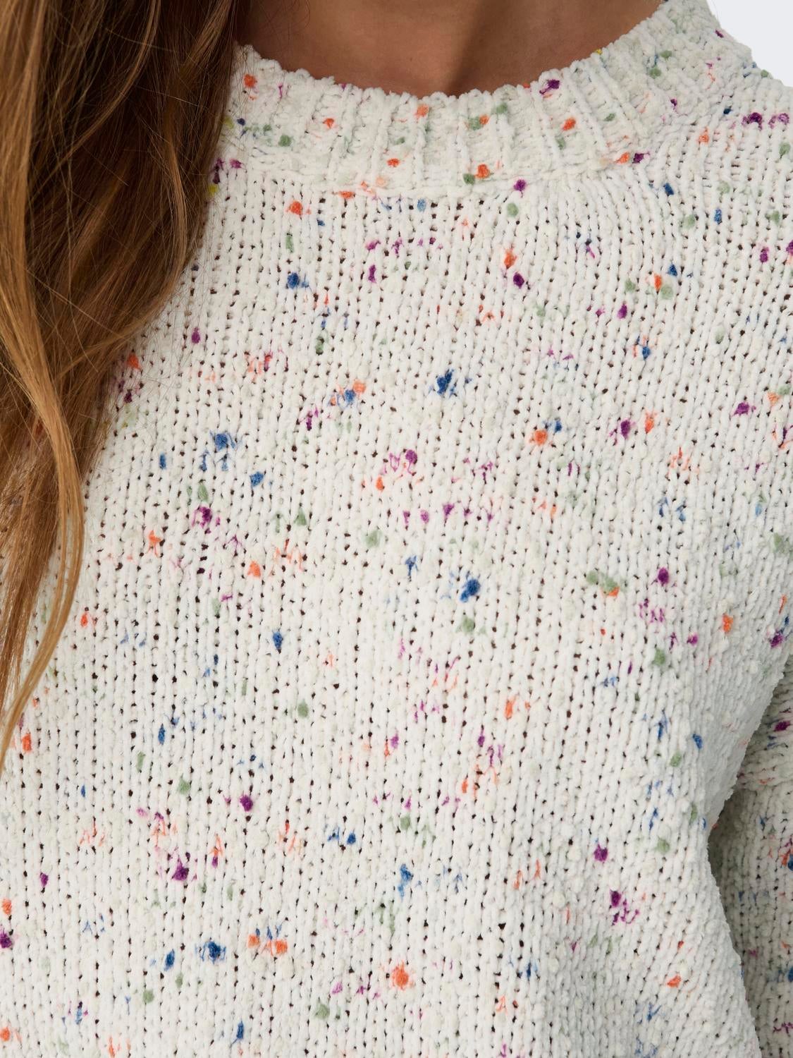 ONLGRACIE Strickpullover Cloud Dancer
