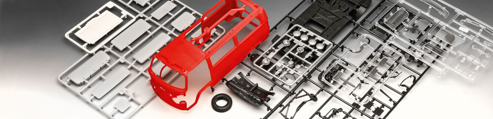 Volkswagen T2 - Technik - Easy Click System, Revell Modellbausatz mit Elektronik-Komponenten