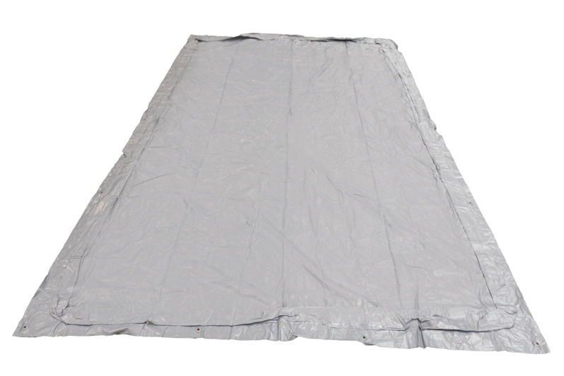 Grondzeil met opblaasbare rand 2,5 X 5 MTR