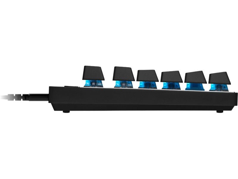 Logitech Gaming-Tastatur Pro X TKL Rapid Schwarz Kabelgebundene Gaming-Tastatur ohne Ziffernblock mit analogen Switsches