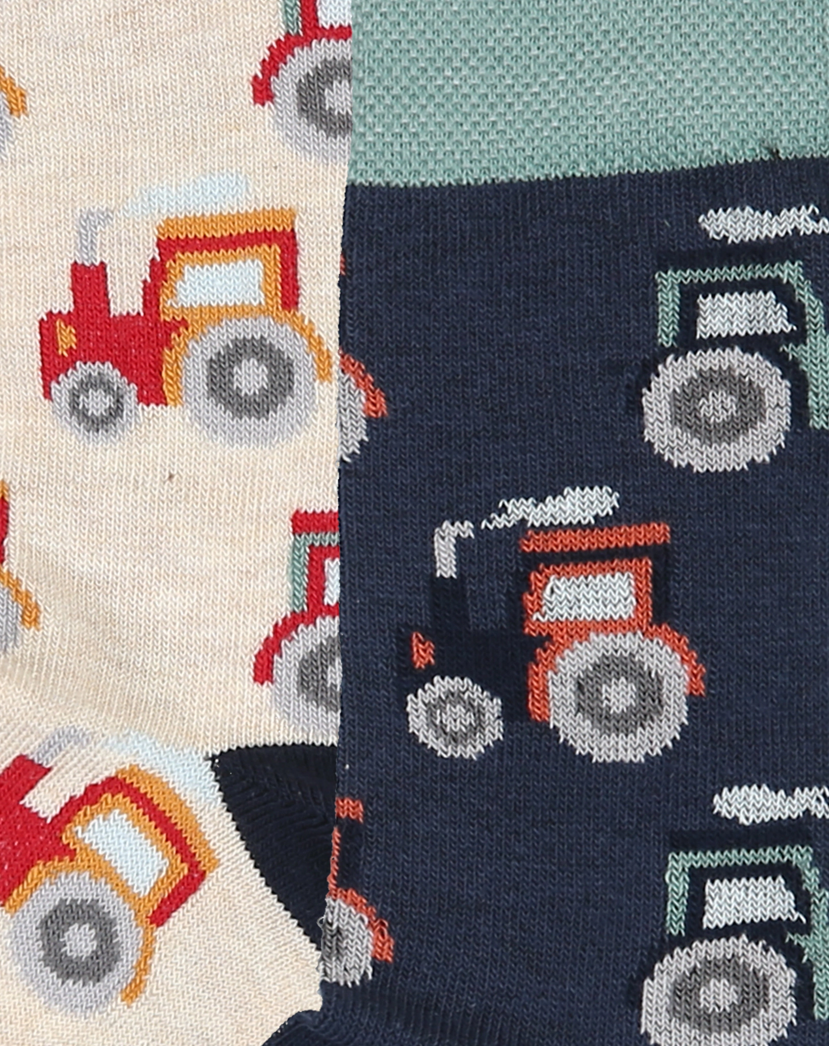 Socken TRECKER 3er-Pack in  navy/salbei
