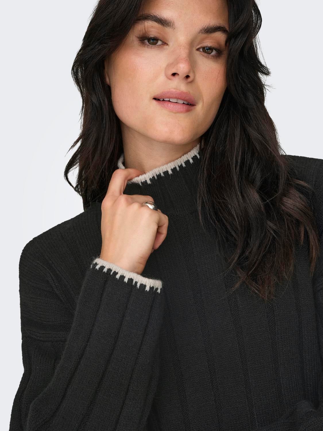 ONLCHICK Strickpullover Black