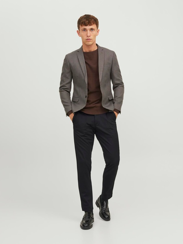 Jack & Jones Chinohose »JPSTMARCO – Chinohose mit mittlerer Taille, Slim Fit, bequem«  unifarben, modisch, slim fit, Web