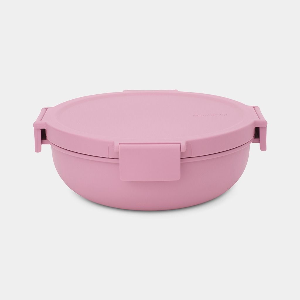 Make & Take Salade Lunchbox, 1,3 liter, kunststof - Lilac Pink