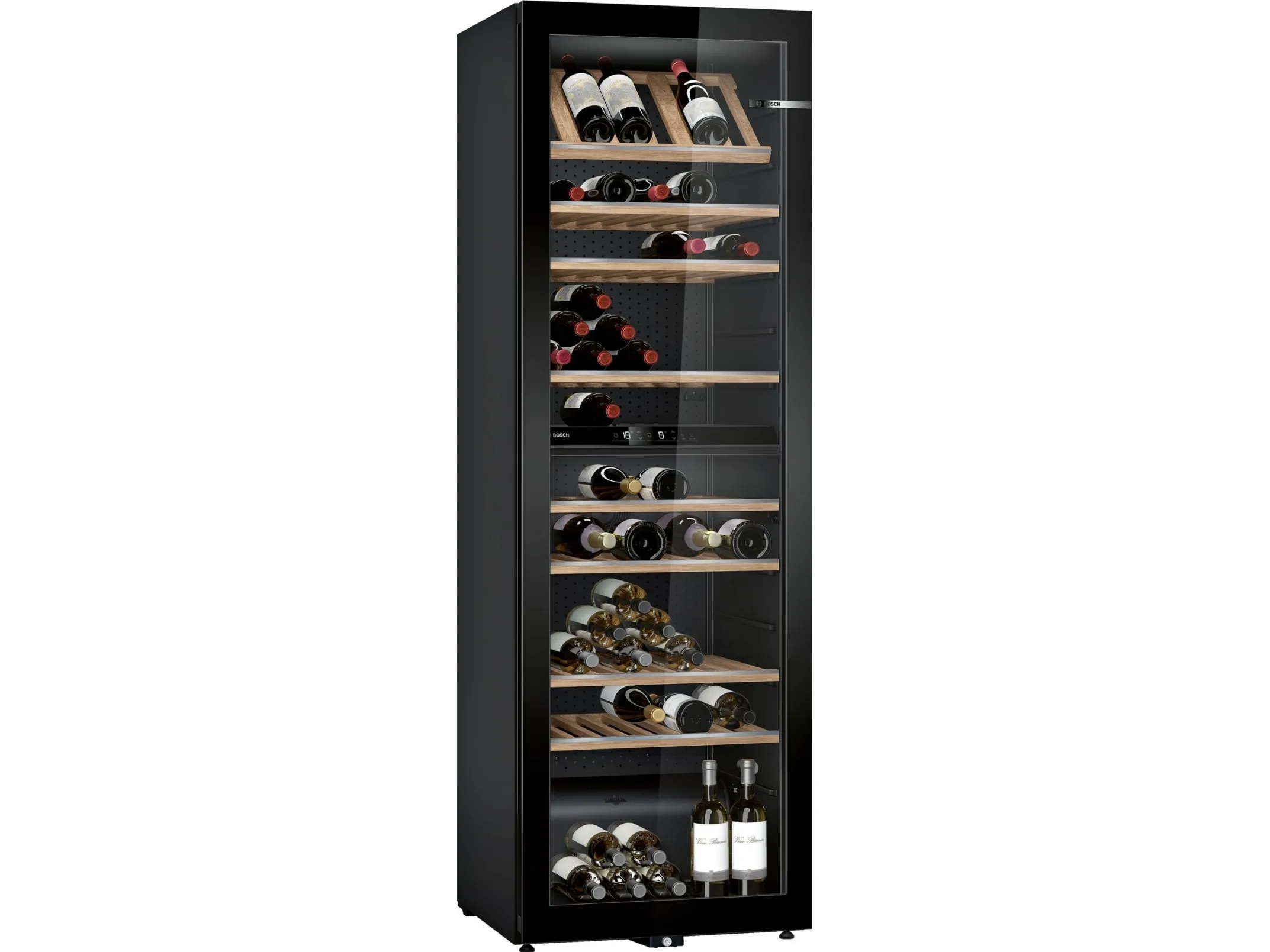 Bosch Serie | 6 KWK36ABGA - Vinkøler - bredde: 60 cm - dybde: 61 cm - højde: 186 cm - 370 liter - Klasse G