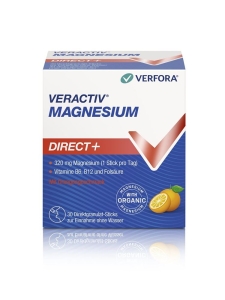 Veractiv Magnesium Direct + Orange Sticks, 30 Stück