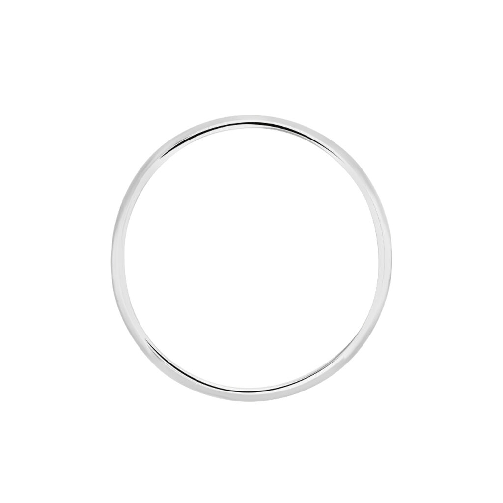 Alliance Meredithe Demi Jonc Classique Or Blanc