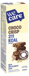 WeCare Choco Crisp Meal Replacement Bars 116GR
