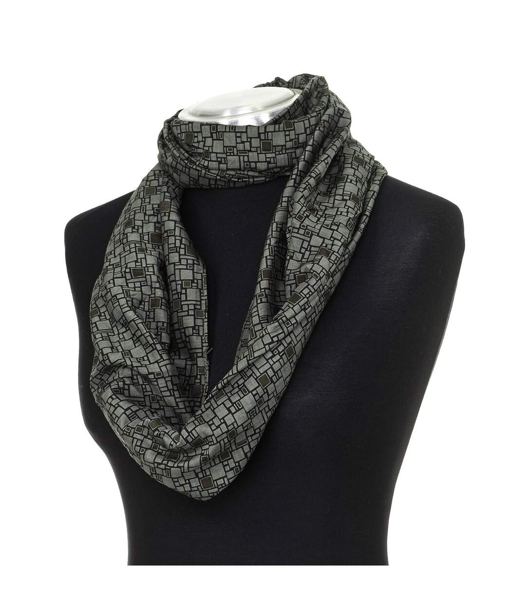 Checkered Infinity Neck