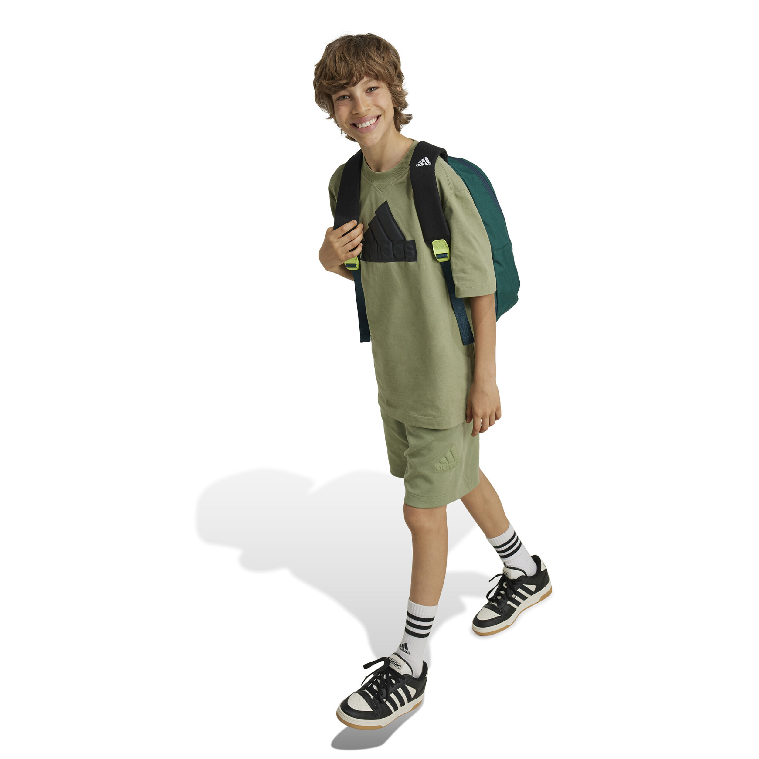 adidas Future Icon Logo Shorts Enfants - Sauge
