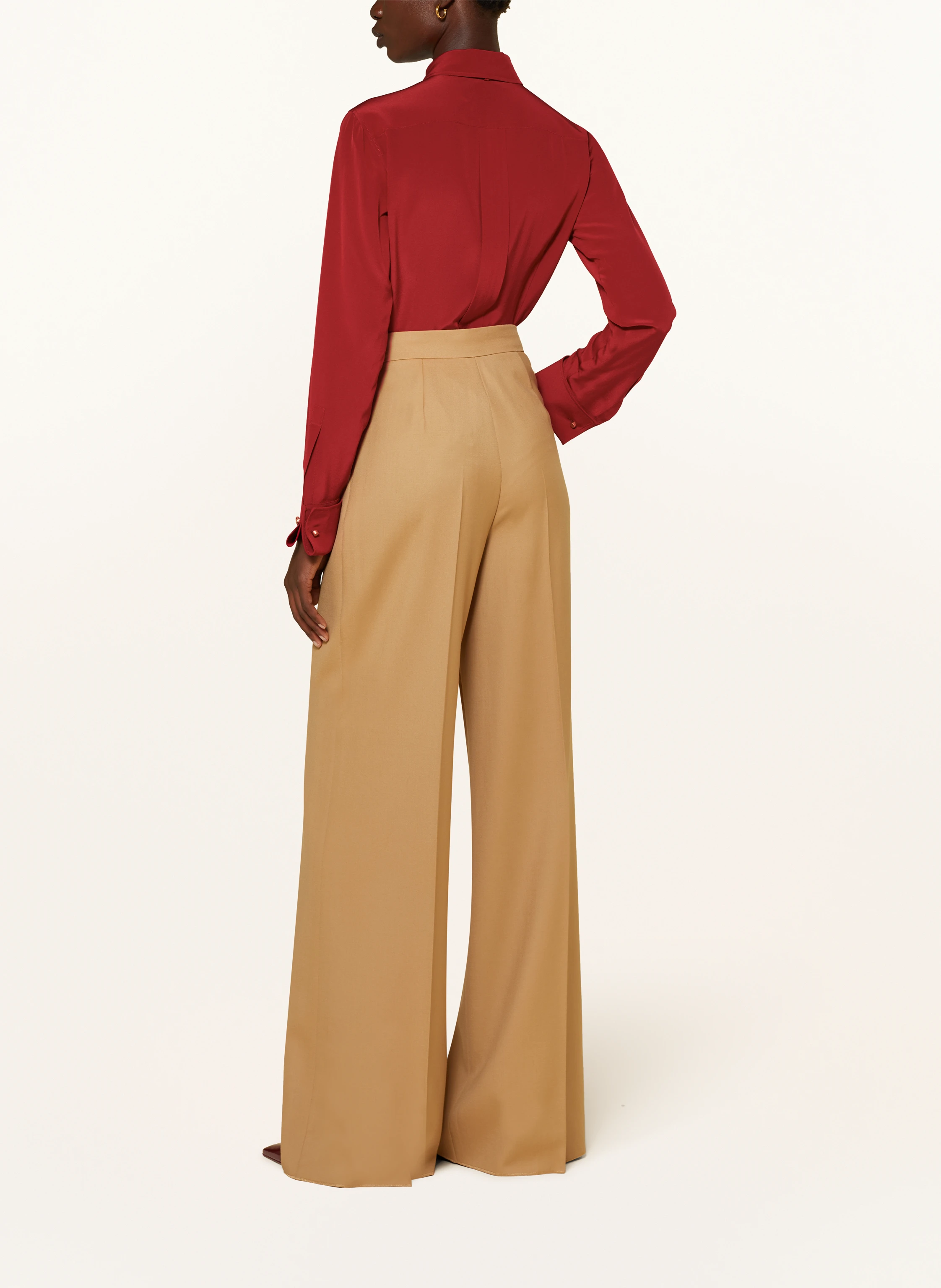 Max Mara Schluppenbluse APOLLO aus Seide mit abnehmbarer Schluppe