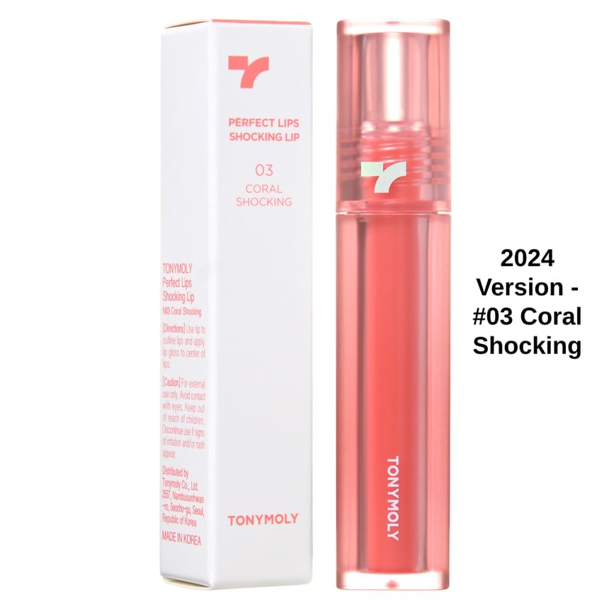 TONYMOLY - Perfect Lips Shocking Lip Tint - 14 kleuren