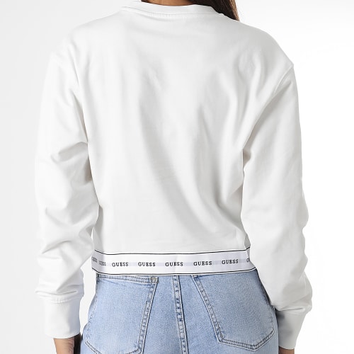 Sweat Crewneck Femme O3YQ01-KBS91 Blanc