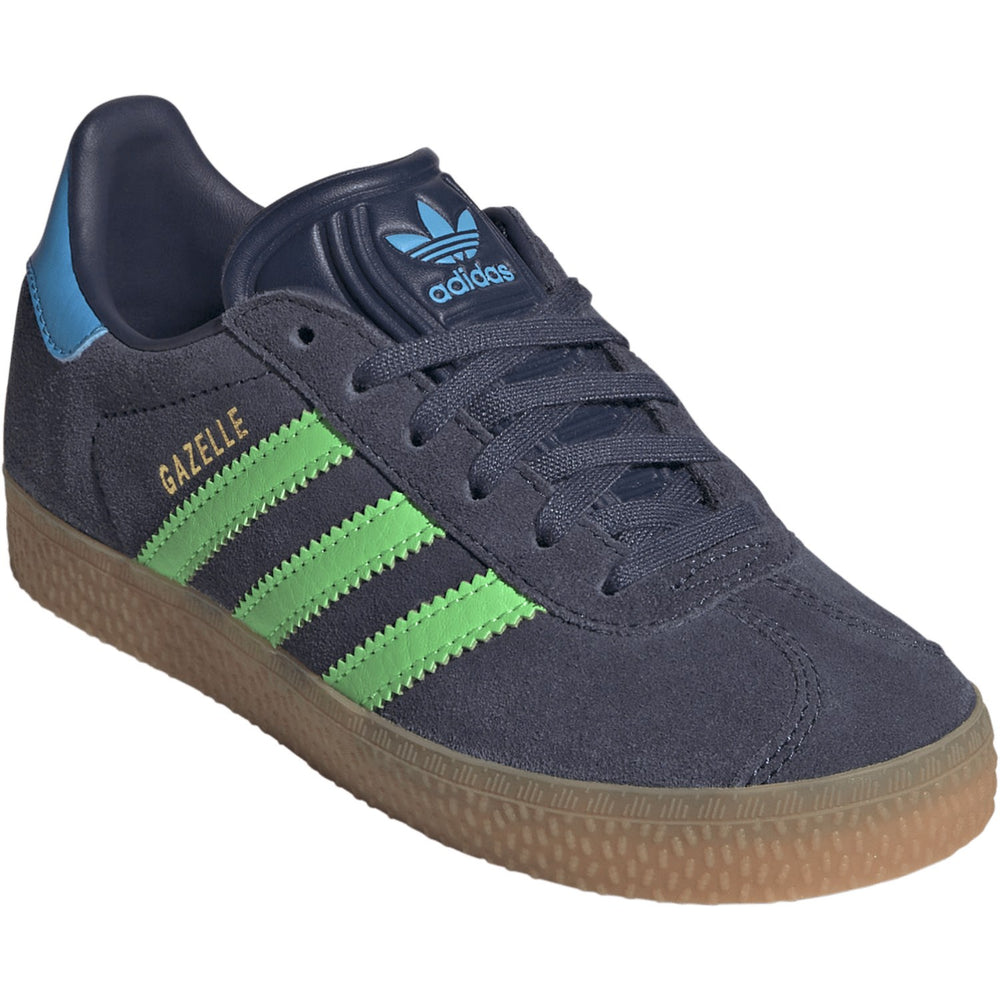 Køb adidas Originals Shadow Navy/Screaming Green/Lucid Aquamarine Gazelle C Sneakers
