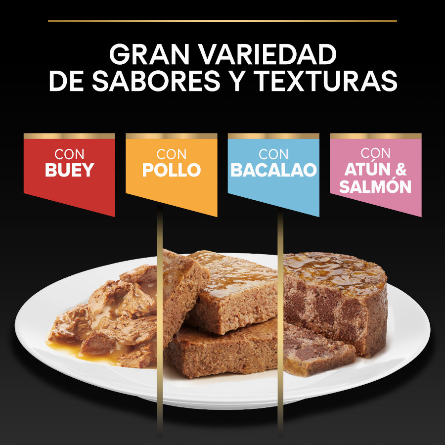 Pro Plan Adult Sterilised Maintenance Frango e Carne ao Molho para Gatos - Pacote com 10 sachês