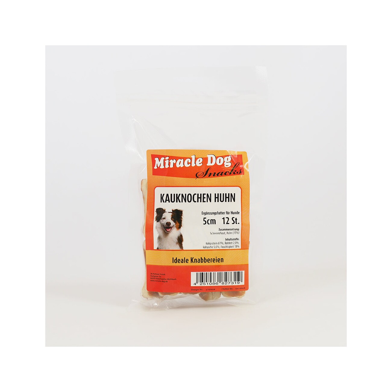 Miracle Dog Kauknochen Huhn 8 x 5cm 12St