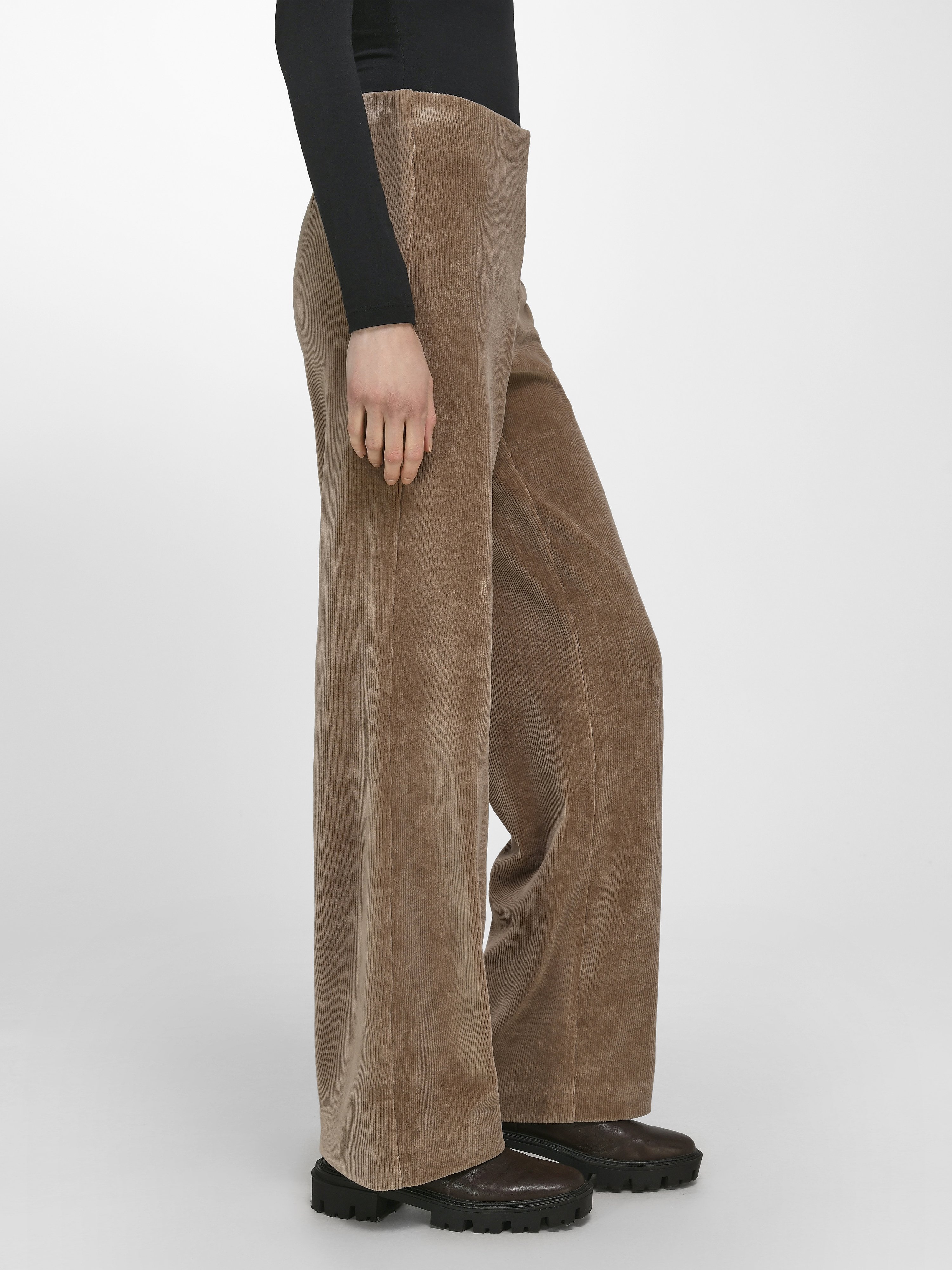 Feincord-Schlupf-Hose