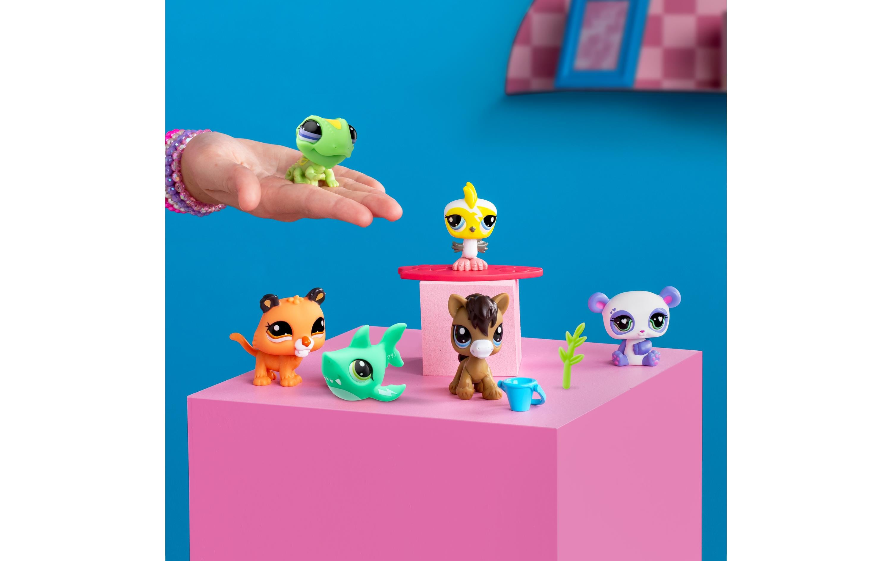 Spielfigurenset Littlest Pet Shop – Single Pet assortiertÜberraschungstier mit Accessoire