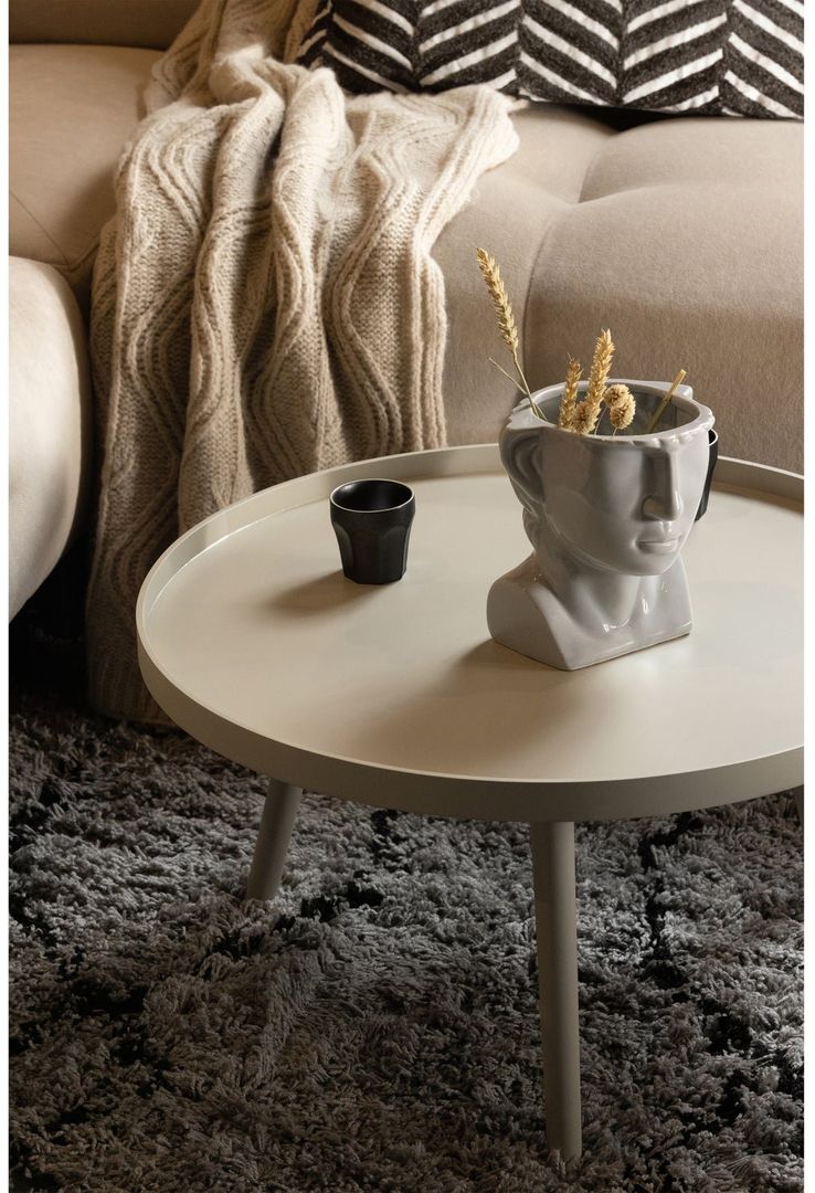WOOOD   Mesa Beige Bijzettafel