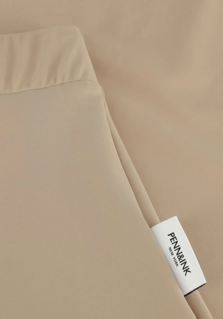 PENN & INK zand penn & ink midirok skirt