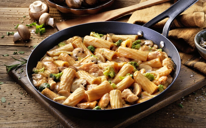 Nudelpfanne ,,Stroganoff-Art