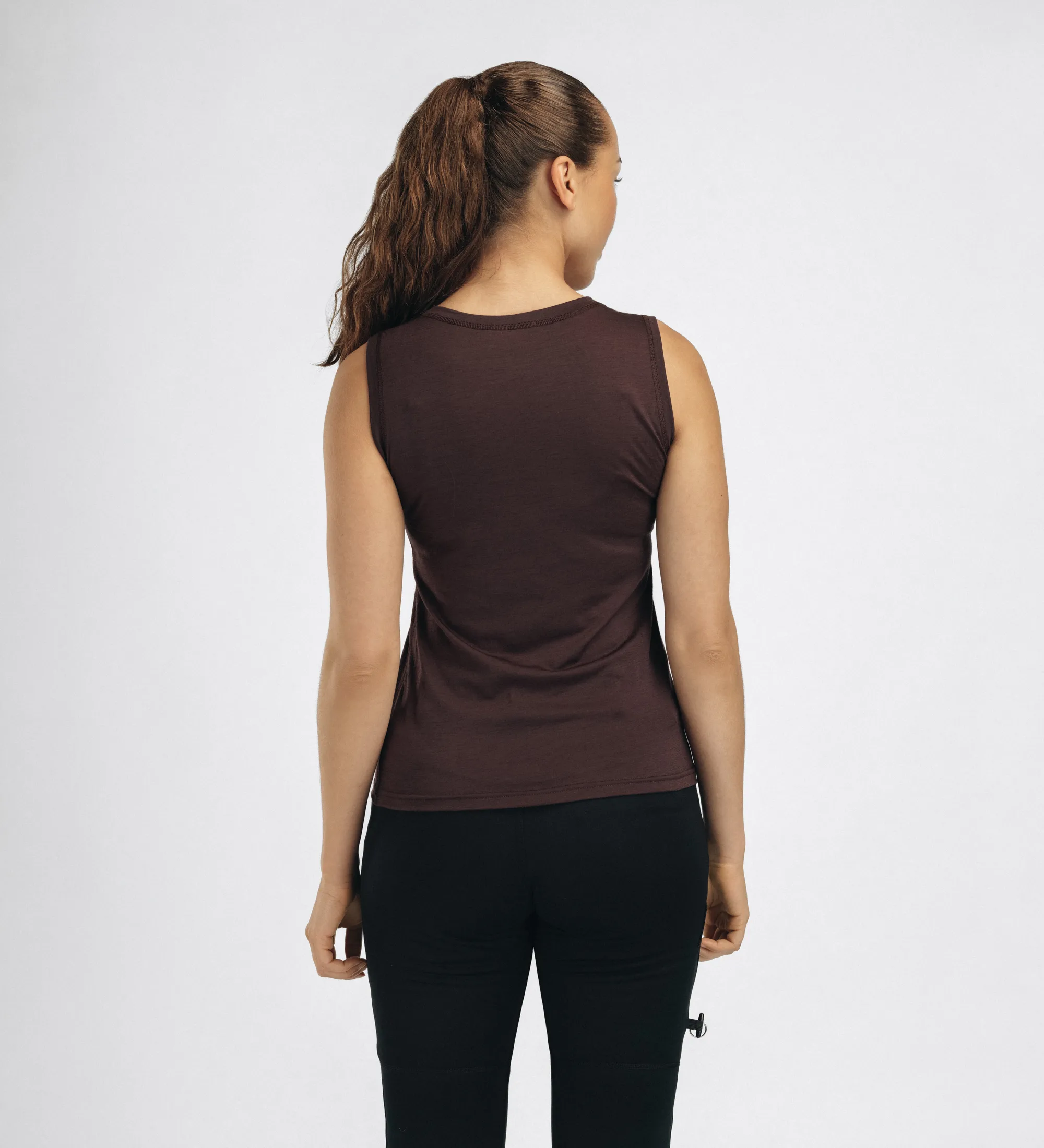 Aclima Women's Lightwool 140 Singlet V2 Chocolate Plum