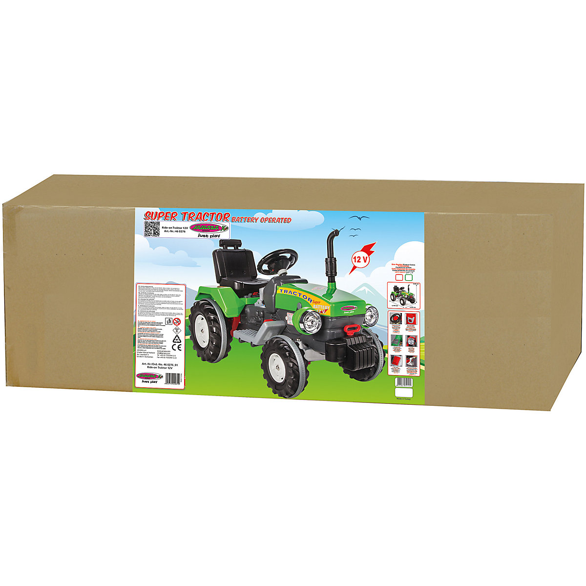Jamara Ride-on Traktor Power Drag 12V gr&uuml;n
