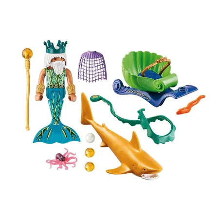 PLAYMOBIL® 70097 Magic Meereskönig mit Haikutsche