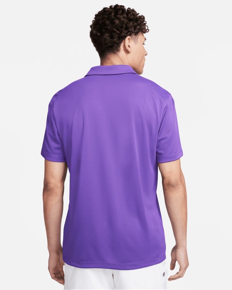 Polo de tennis Nike NikeCourt Violet pour homme