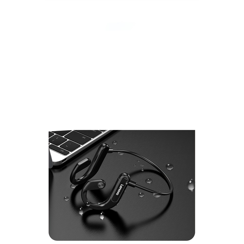 X3 Bluetooth 5.0 Sport Kopfhörer Headset Open-Ear Luftleiter-Technologie Spritzwasserfest (IPX5) - Schwarz