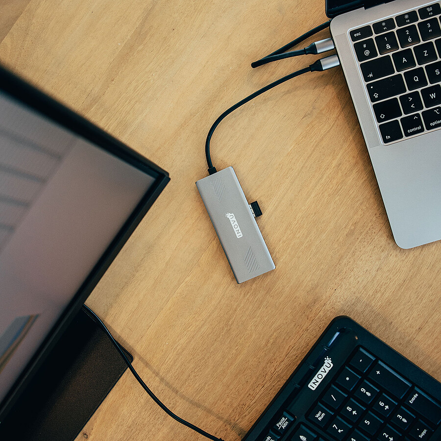 INOVU Hub USB-C vers 3 USB-A et 1 USB-C