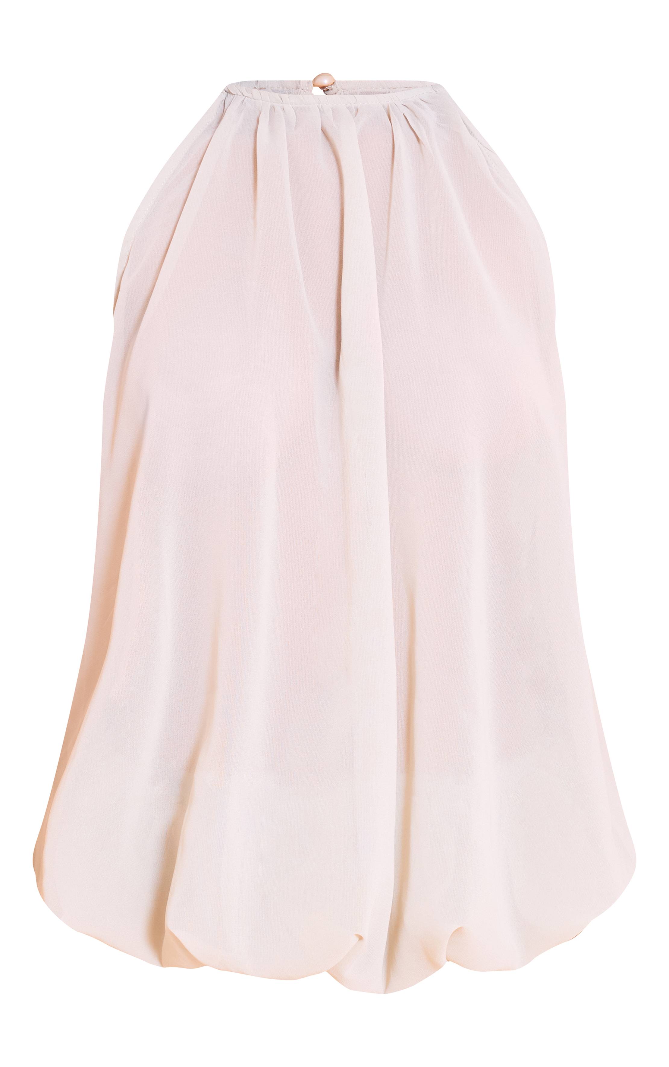Gris Pierre Robe Mini En Mousseline De Soie Transparente Froncée Petite