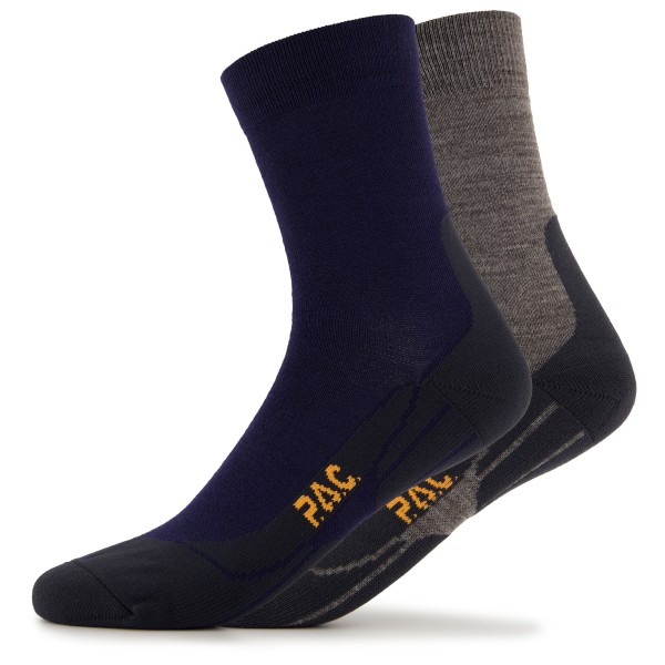 P.A.C. - Merino Wandersocken - 2 Paar - Chaussettes de randonnée